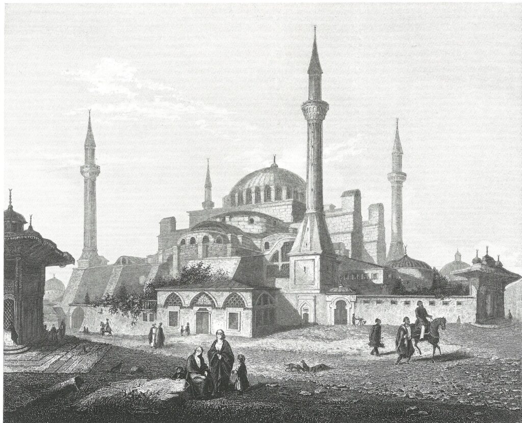 A Drawing of Hagia Sophia