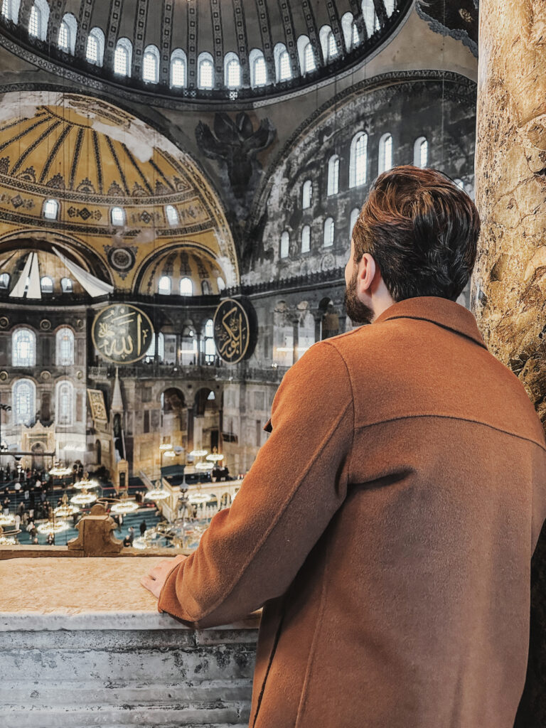 Mousa Nayef in Hagia Sophia