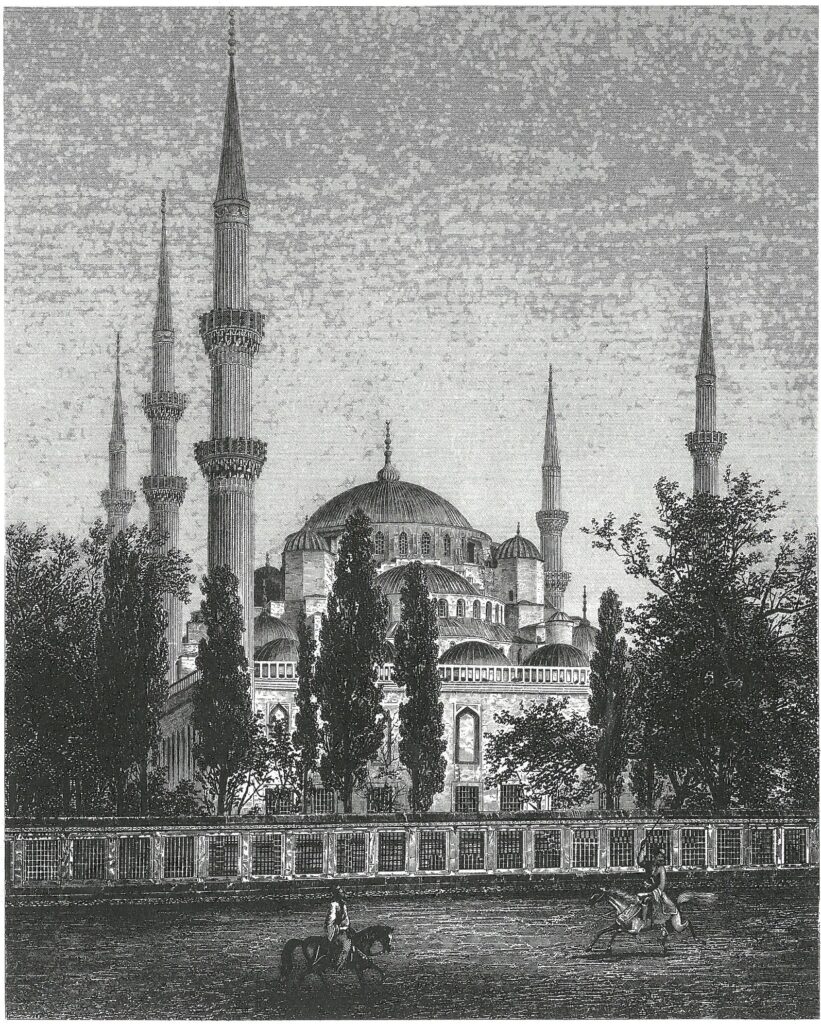 Drawing of The Blue Mosque